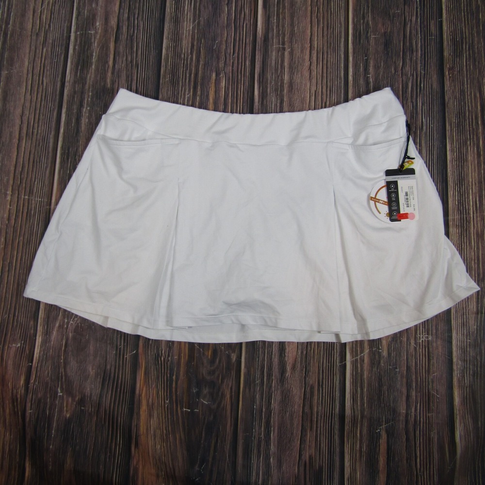 Tail NEW NWT Women White 2XL 15"  Outseam Skort Black Golf Tennis Athletic Sport